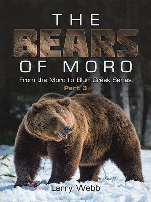 cover image of The Bears  of  Moro